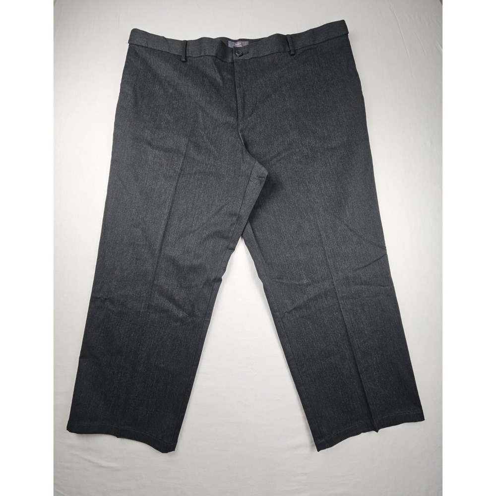 Dockers Men's Classic Fit Dark Gray Flat Front‎ Dress Chino Pants Size 44 X 30